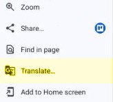 active translate on browser